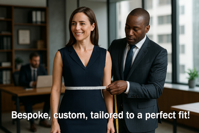 Mature male speaking from a lectern in an office setting. A number of people seated have the back to us in the image. 
